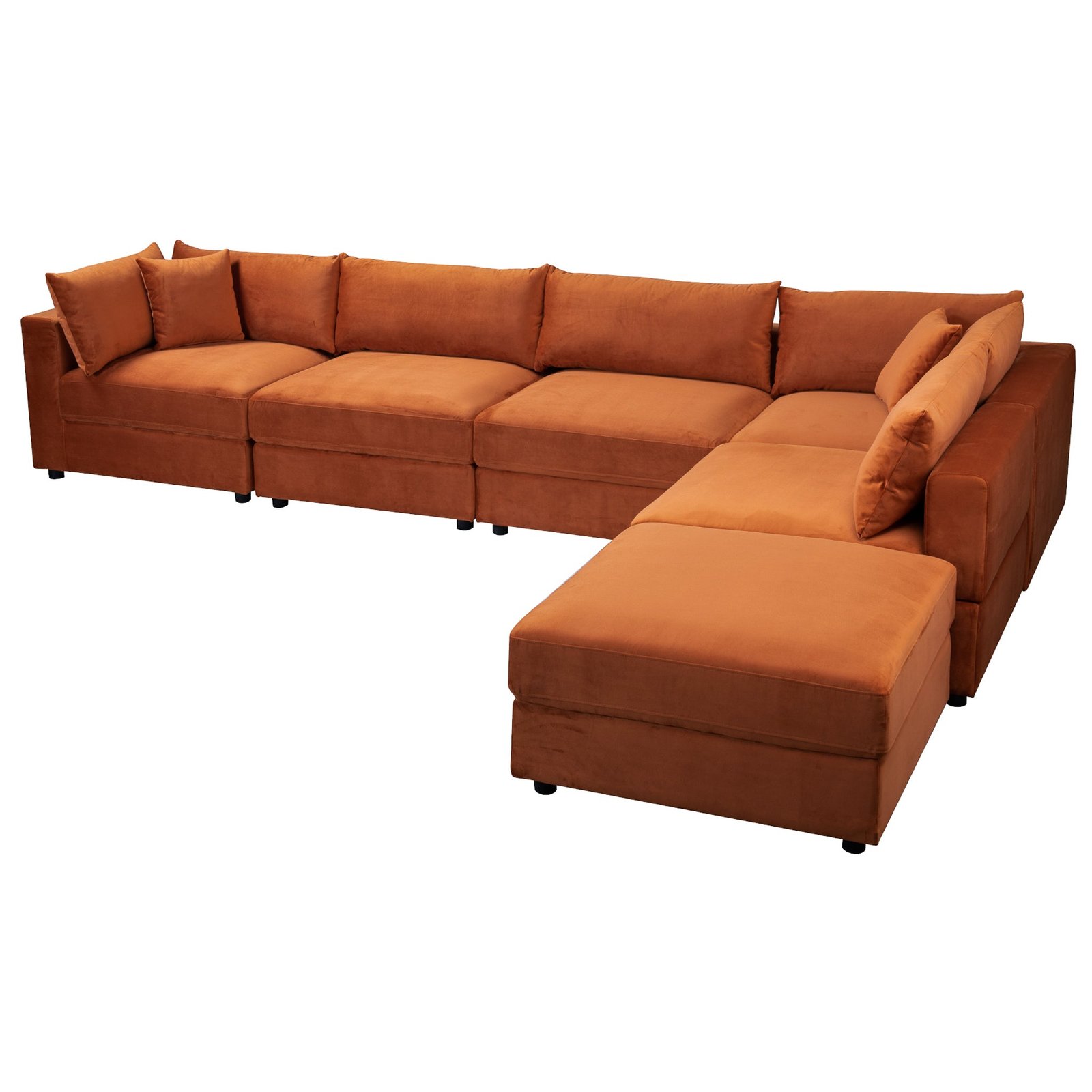Adriana Velvet Modular Sofa